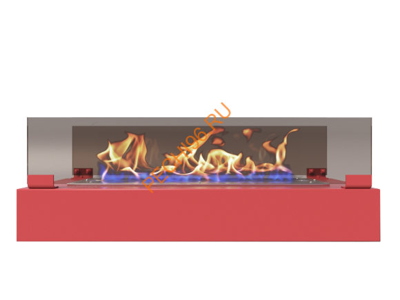 Биокамин Русский огонь Марс настольный красный