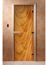 Дверь стеклянная DoorWood с фотопечатью «Рыжая вишня» Дверь стеклянная DoorWood с фотопечатью «Рыжая вишня»