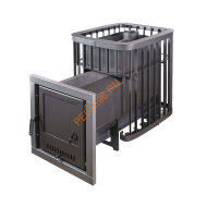 Печь банная Варвара Каменка удлиненная топка, сталь 6 мм