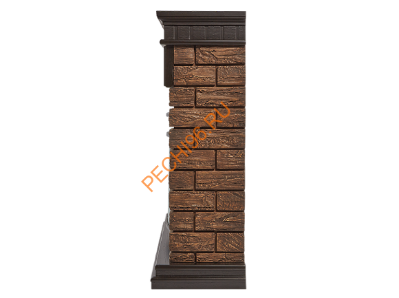 Электрокамин Electrolux Sphere Plus EFP/P-3320RLS с порталом Firelight Bricks Wood 30, камень темный