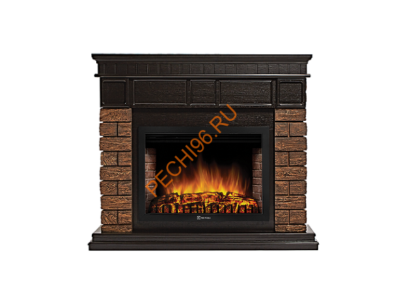 Электрокамин Electrolux Sphere Plus EFP/P-3320RLS с порталом Firelight Bricks Wood 30, камень темный