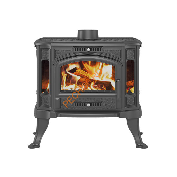 Печь-камин Везувий KZ-14Р, Антрацит Печь-камин Везувий KZ-14Р, Антрацит