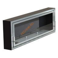 Биокамин Onix 1200 стемалит Арома, стекло, двойная рамка нержавейка