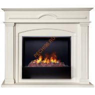 Электрокамин RealFlame Mirra 26 WT с Black вставкой + 3D Cassette 630 Электрокамин RealFlame Mirra 26 WT с Black вставкой + 3D Cassette 630