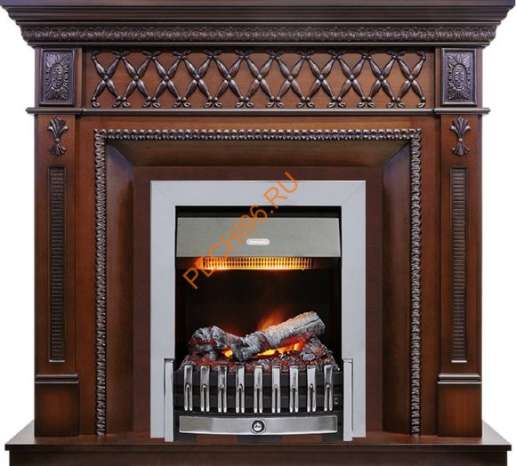 Электрокамин Dimplex Alexandria с очагом Danville Chrome FB2 махагон