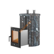 Печь банная Эверест Steam Master 30 INOX, Ламель Амфиболит, S-20 Печь банная Эверест Steam Master 30 INOX, Ламель Амфиболит, S-20