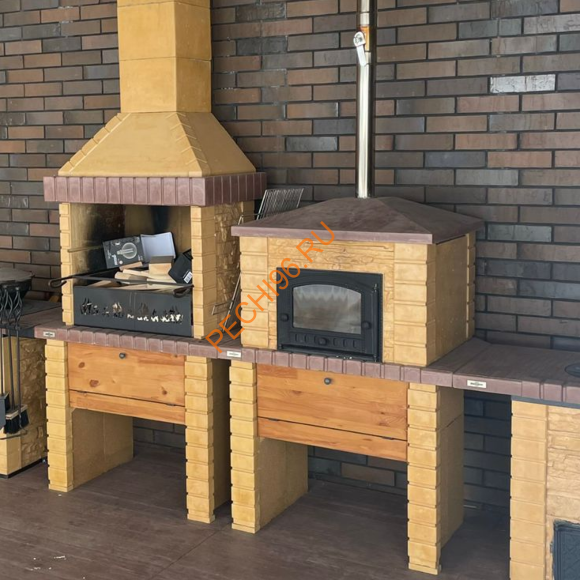 Русская печь Крестьянка песочная