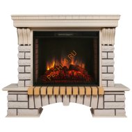 Электрокамин RealFlame Country 26 WT с очагом Epsilon 26 S IR Электрокамин RealFlame Country 26 WT с очагом Epsilon 26 S IR