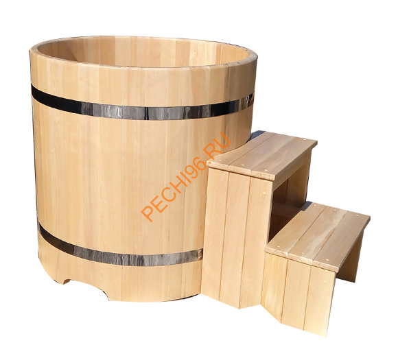 Купель для бани ExpertSaun круглая из кедра, h 1200мм Купель для бани ExpertSaun круглая из кедра, h 1200мм