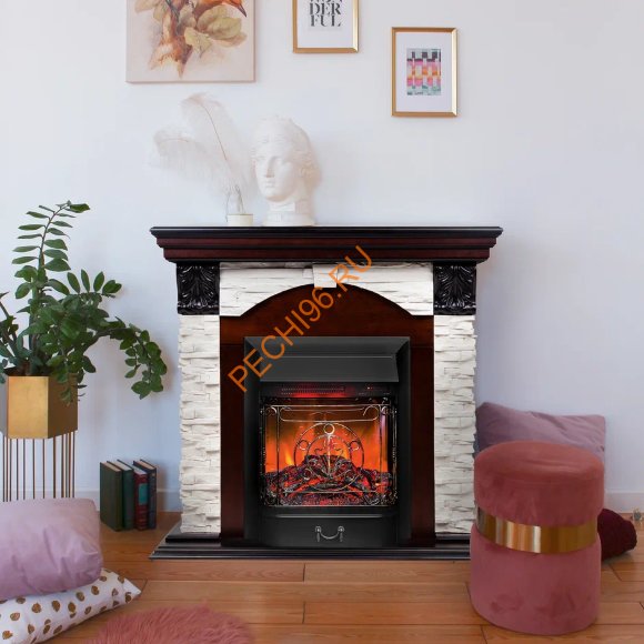 Электрокамин RealFlame Dublin LUX АО с очагом Majestic Lux BL RC Электрокамин RealFlame Dublin LUX АО с очагом Majestic Lux BL RC