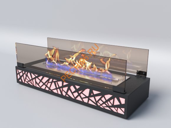 Биокамин Русский огонь Марс настольный LED черный Биокамин Русский огонь Марс настольный LED черный