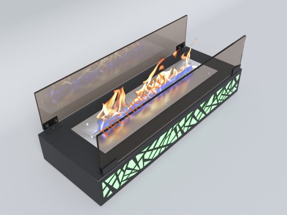 Биокамин Русский огонь Марс настольный LED черный Биокамин Русский огонь Марс настольный LED черный