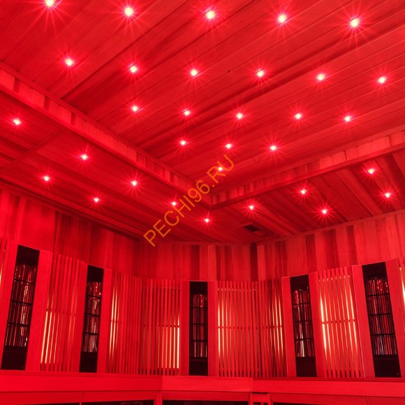 Комплект освещения сауны Licht-2000 Звездное небо Aurora, 15 кристаллов