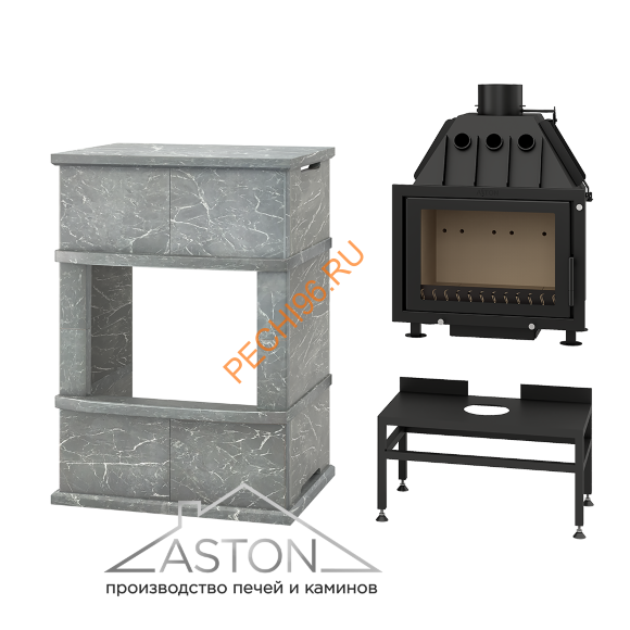 Камин ASTON 600 «Wells» Талькохлорит
