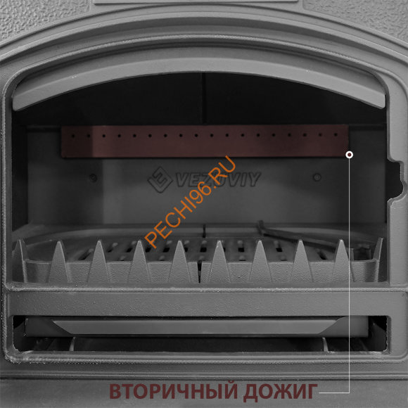 Печь-камин Везувий KZ-14Р, Антрацит