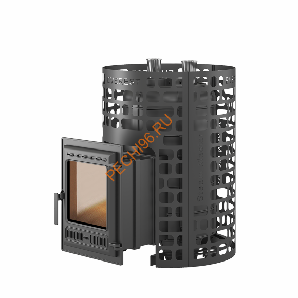 Печь банная Эверест Steam Master 30 (320) чугун, в сетке Печь банная Эверест Steam Master 30 (320) чугун, в сетке