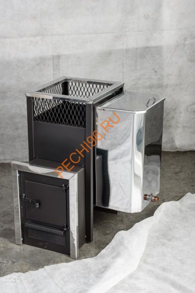 Печь банная Радуга 10 сталь 4 мм, с баком Печь банная Радуга 10 сталь 4 мм, с баком
