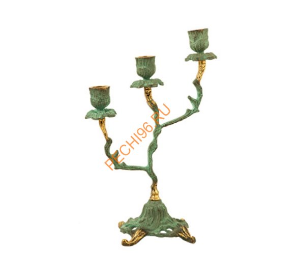 Канделябр на 3 свечи Virtus 4086G, пара Канделябр на 3 свечи Virtus 4086G, пара