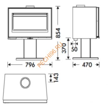 Печь-камин Panadero Harmonie Maja Печь-камин Panadero Harmonie Maja