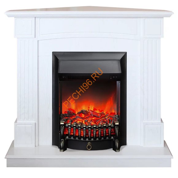 Электрокамин RealFlame ANDREA Corner с очагом Fobos Lux BL