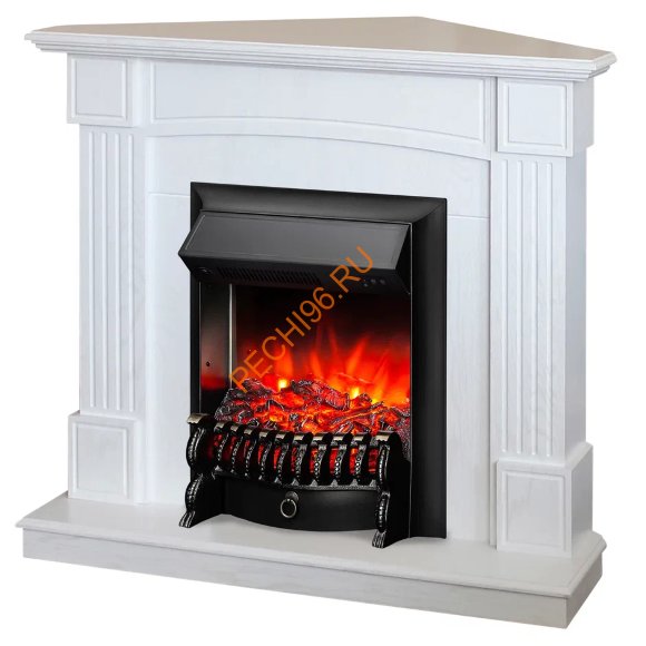 Электрокамин RealFlame ANDREA Corner с очагом Fobos Lux BL
