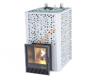 Печь банная ИзиСтим Ялта 60 К березовый лист