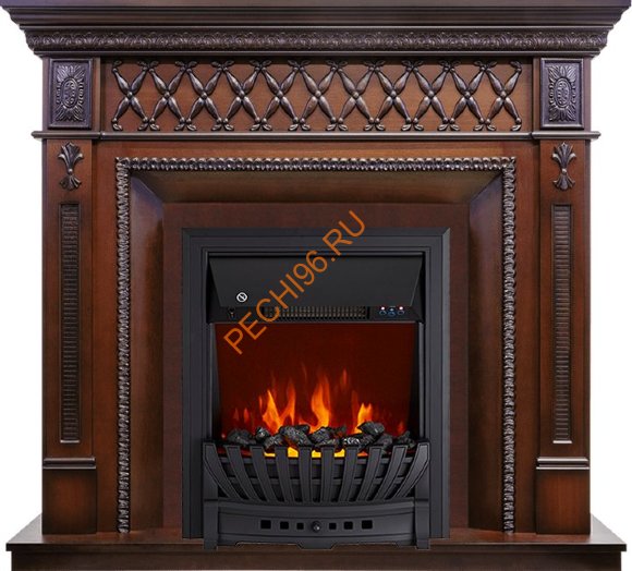 Электрокамин Royal Flame Alexandria махагон коричневый антик с очагом Aspen Электрокамин Royal Flame Alexandria махагон коричневый антик с очагом Aspen