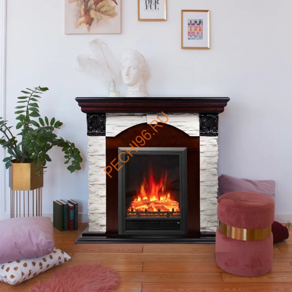 Электрокамин RealFlame Dublin LUX АО с очагом Eugene