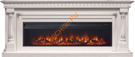Электрокамин Royal Flame Dallas 60 слоновая кость с патиной с очагом Vision 60 LOG LED Электрокамин Royal Flame Dallas 60 слоновая кость с патиной с очагом Vision 60 LOG LED