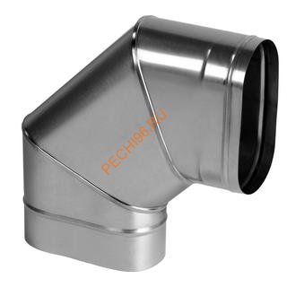 Отвод ВУЛКАН VOR 90° 120х240 мм по узкой стороне Отвод ВУЛКАН VOR 90° 120х240 мм по узкой стороне