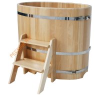 Купель для бани ExpertSaun овальная из кедра, h 1000мм