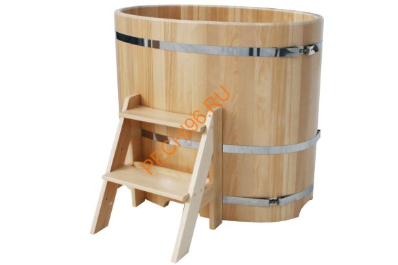 Купель для бани ExpertSaun овальная из кедра, h 1000мм