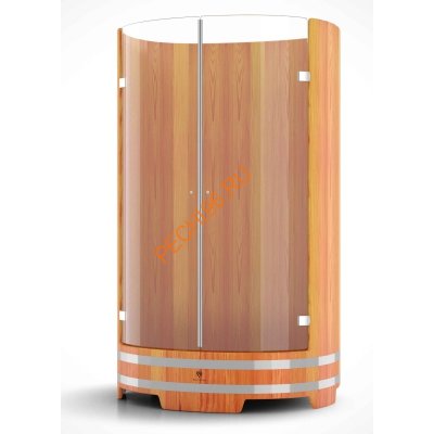 Душевая кабина с дверцами BentWood из лиственницы Душевая кабина с дверцами BentWood из лиственницы