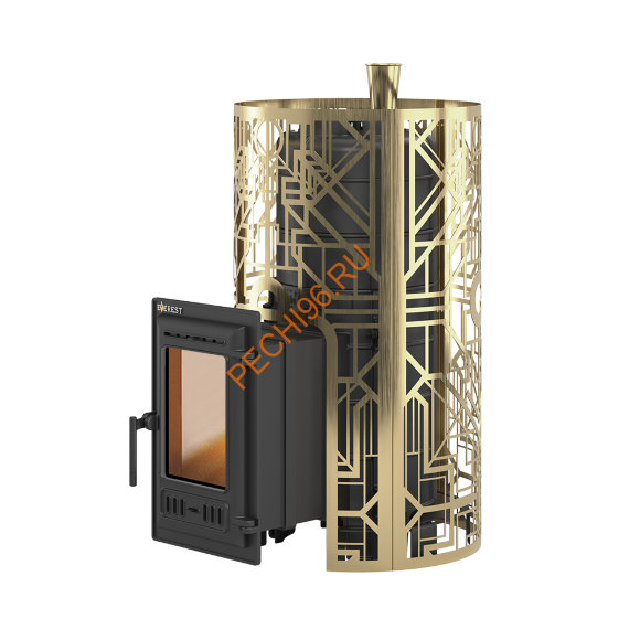 Печь банная Эверест Steam Master GALAXY 24 (310) чугун, в сетке GOLD Печь банная Эверест Steam Master GALAXY 24 (310) чугун, в сетке GOLD