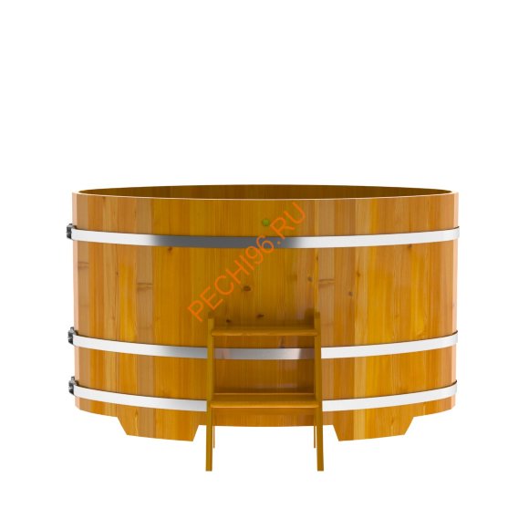 Купель для бани BentWood овальная из лиственницы Рустик, 0,92х1,66 м Купель для бани BentWood овальная из лиственницы Рустик, 0,92х1,66 м