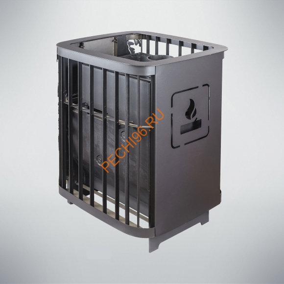 Печь банная Варвара Каменка укороченная топка, сталь 6 мм