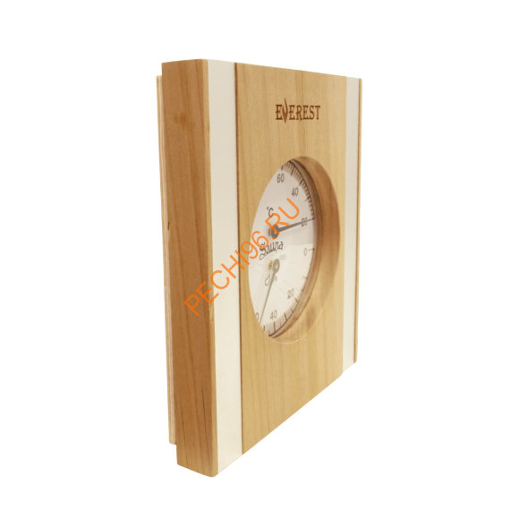 Термогигрометр EVEREST со вставками, кедр (TG-12) Термогигрометр EVEREST со вставками, кедр (TG-12)