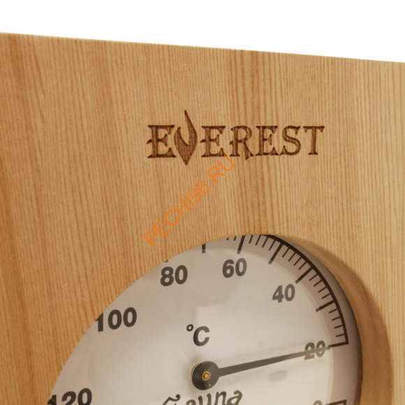 Термогигрометр EVEREST со вставками, кедр (TG-12) Термогигрометр EVEREST со вставками, кедр (TG-12)