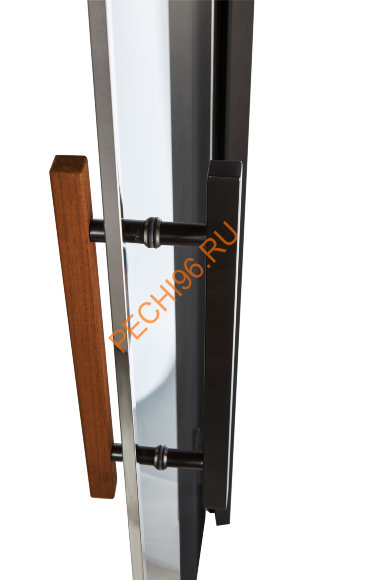 Дверь стеклянная Grandis GS 7х19-G-S-Bl коробка алюминий Diamond Black, ручка Термоабаш Дверь стеклянная Grandis GS 7х19-G-S-Bl коробка алюминий Diamond Black, ручка Термоабаш