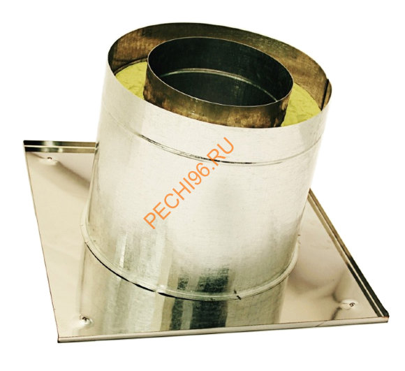 Потолочно-проходной узел УМК d 100 мм теплый