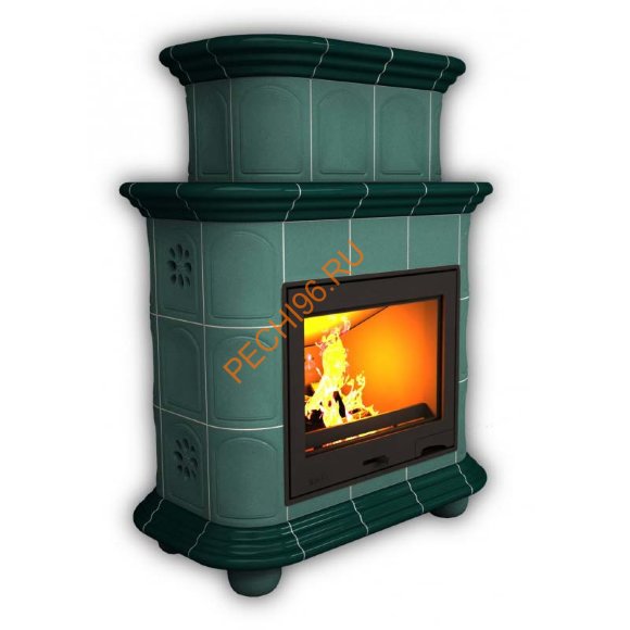 Печь-камин КимрПечь Прованс центральный двухъярусный Волна Печь-камин КимрПечь Прованс центральный двухъярусный Волна