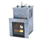Печь банная ИзиСтим Сочи М2 в кожухе из талькохлорита