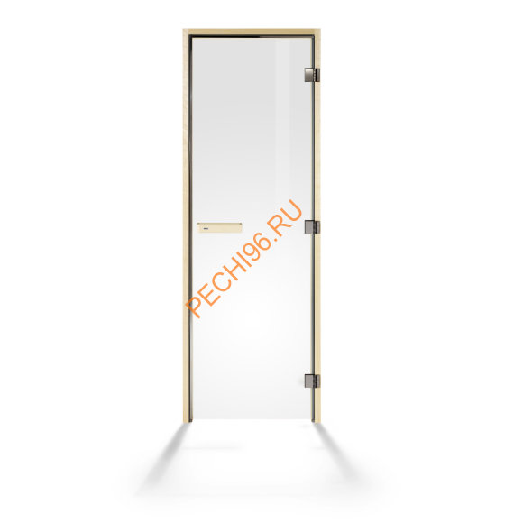 Дверь стеклянная Tylo DGL 8x19 «прозрачная» коробка осина Дверь стеклянная Tylo DGL 8x19 «прозрачная» коробка осина