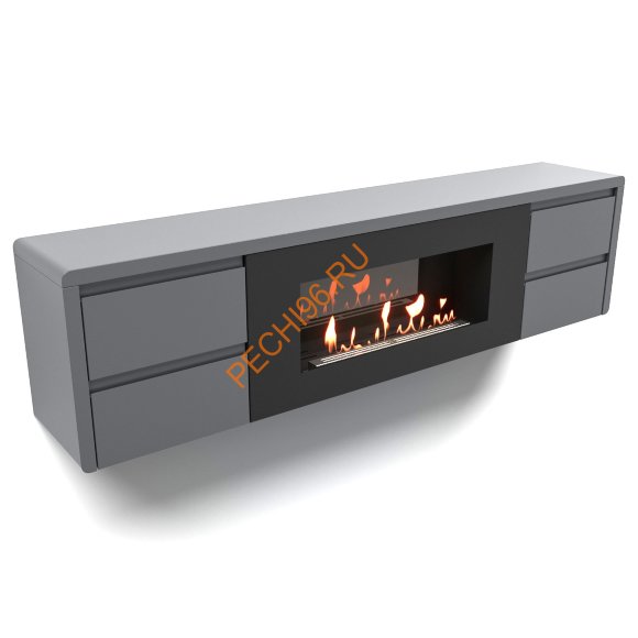 Биокамин Firelight BFP/P-1700 Lux с тумбой, графит Биокамин Firelight BFP/P-1700 Lux с тумбой, графит