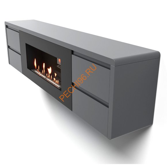 Биокамин Firelight BFP/P-1700 Lux с тумбой, графит Биокамин Firelight BFP/P-1700 Lux с тумбой, графит