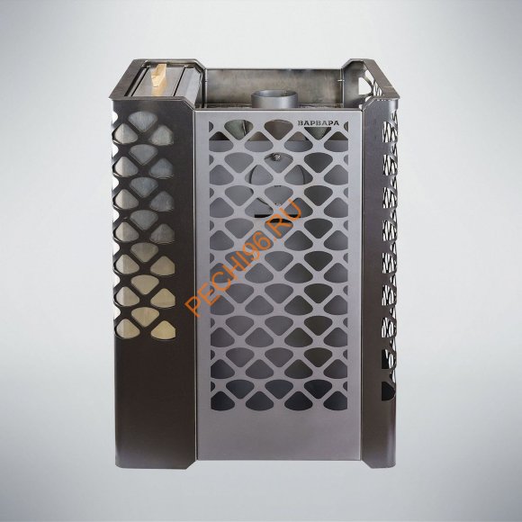 Печь банная Варвара Грация 12 с баком 45 л, сталь 6 мм