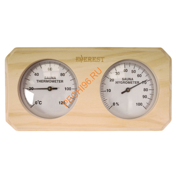 Термогигрометр EVEREST, кедр (TG-10)