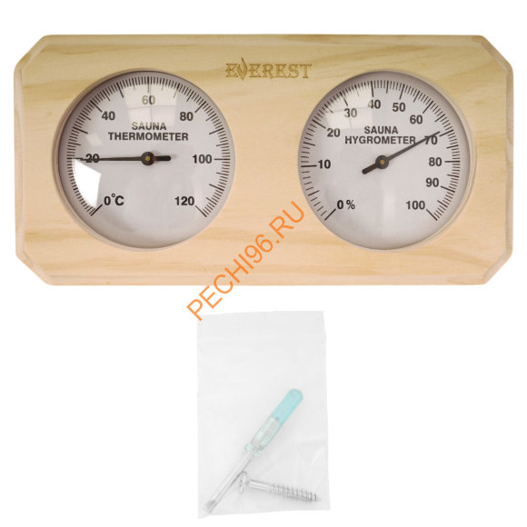 Термогигрометр EVEREST, кедр (TG-10)