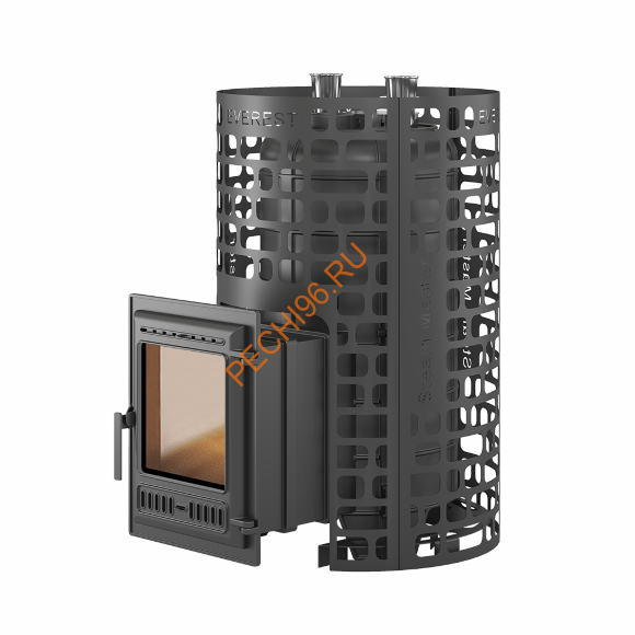 Печь банная Эверест Steam Master 38 (320) чугун, в сетке Печь банная Эверест Steam Master 38 (320) чугун, в сетке