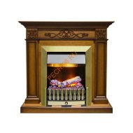 Электрокамин Dimplex Verona с очагом Danville Antique Brass FB2 античный дуб Электрокамин Dimplex Verona с очагом Danville Antique Brass FB2 античный дуб